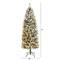 6ft. Pre-Lit Slim Flocked Montreal Fir Artificial Christmas Tree